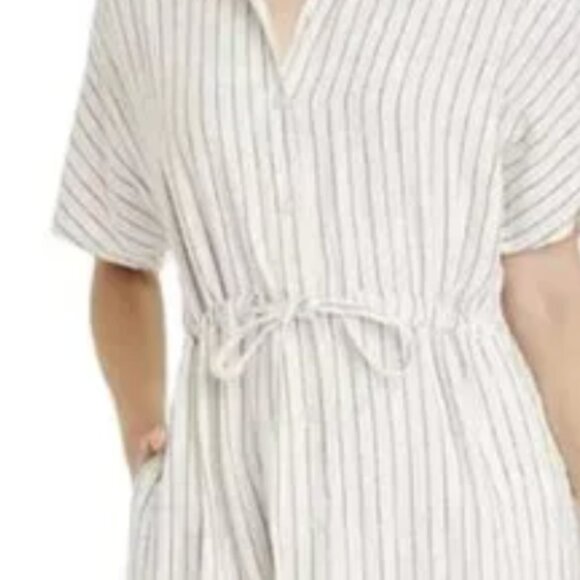 A New Day Women’s Casual Short Sleeve Linen Midi Dress - Picture 1 of 9